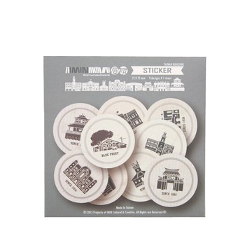 | 臺南黑白建築系列 | 防水貼紙