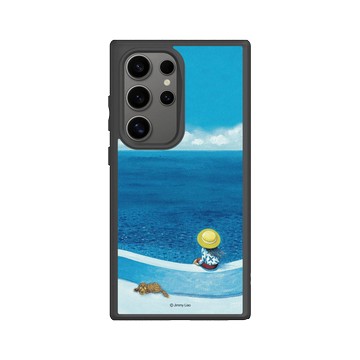Galaxy S24 Ultra SolidSuit 黑 - 幾米 Jimmy Liao - 星空-海灣思念