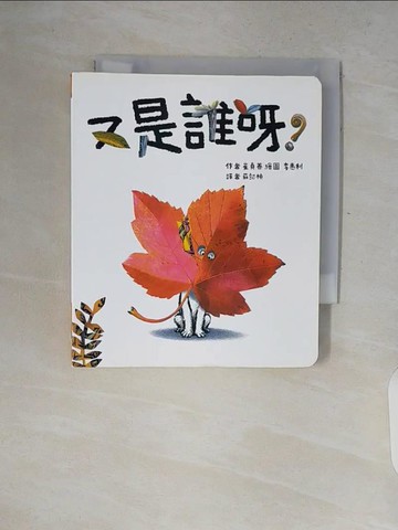 【書寶二手書T9／少年童書_V2K】又是誰啊_崔正善