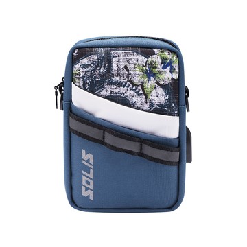 【福利品】反光骷髏系列 USB外接萬用小包-松洋綠(無附長背帶)