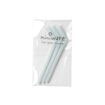 Miniware 愛喝水矽膠吸管補充包(3入組)多款可選