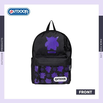 【OUTDOOR】寶可夢Pokemon-耿鬼後背包-小-黑色