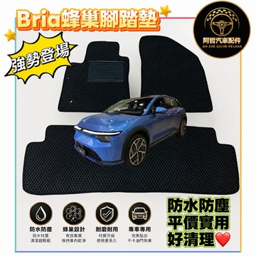 ❤️鴻華 Bria 腳踏墊 蜂巢造型 便宜實用 無異味 防水 腳踏墊 後箱墊 鴻華先進 BRIA 專用