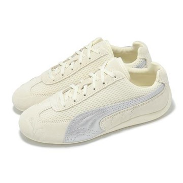 Puma 休閒鞋 Speedcat Premium 男鞋 女鞋 米色 銀 麂皮 賽車鞋 403902-01