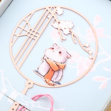 【山園小梅】鼠年紀念書簽中國風古風文創小清新禮品教師節禮物