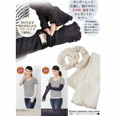 値下げ‼️シュシュ　お花沢山チュールレース　別売りアームカバー 値下げ‼️シュシュお花沢山チュールレース別売りアームカバー