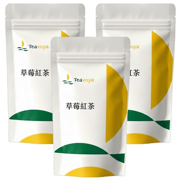 Teavoya 嘉柏茶業 草莓紅茶  3g  3袋  15包