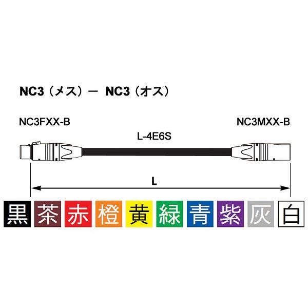 CANARE（カナレ） XLRメス-XLRオス(マイク) EC005B WHITE