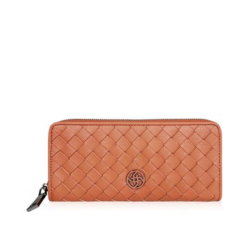 BORSALINI 編織拉鍊M長夾