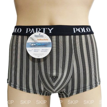 SKIP四季織精品**銀離子男平口褲(3入組)**