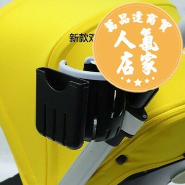推車杯架 奶瓶架 嬰兒車杯架 嬰兒車杯架推車通用奶瓶水杯托奶茶架手機架溜娃車神器掛鉤昆塔斯