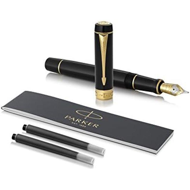 PARKER パーカー ボールペン デュオフォールド クラシック ブラックGT 中字 油性 ギフトボックス入り 正規輸入品 1931386