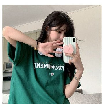 oversize T恤 純棉 潮流衣服 夏天衣服 ins風衣服 潮牌t恤 短袖衣服上衣 韓版上衣 英文印花 字母印花T恤
