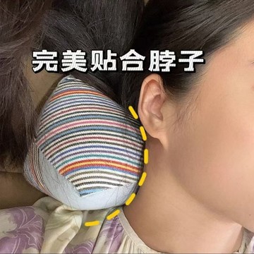 🔥臺灣出🔥天然蕎麥殼養生枕頸椎枕緩解疲勞老粗布中醫養生修復頸椎無拉鍊