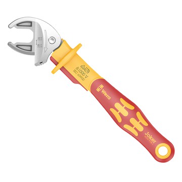 Wera 絕緣VDE可調式開口扳手 6004VDE L 16~19mm 5/8'~3/4'  1個