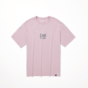 Lee 男女同款 閃色LOGO 短袖T恤 | X-LINE