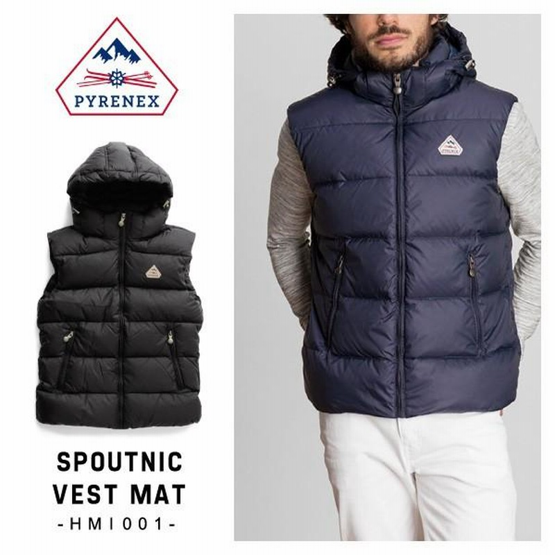 Pyrenex ピレネックス Spoutnic Vest Mat HMI001 スプートニックベスト マット メンズ ダウンベスト ダウンジャケット  通販 LINEポイント最大0.5%GET | LINEショッピング