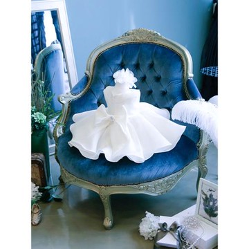 花童禮服小眾風禮服公主裙女童蓬蓬紗走秀禮服生日鋼琴演出晚禮服