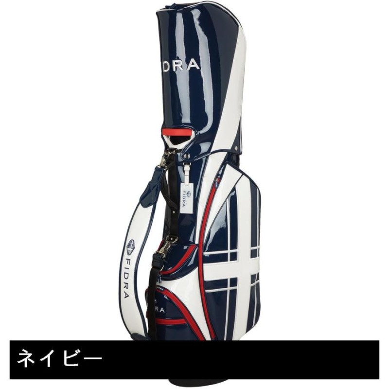 FIDRA - フィドラ FIDRA GDO限定 エナメルスタンドキャディバッグ FIDRA フィドラ GDO限定 エナメルスタンドキャディバッグ : GDO