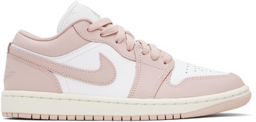 Nike Jordan 粉色 & 白色 Air Jordan 1 Low 运动鞋
