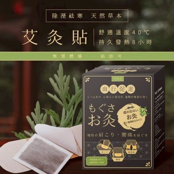 淨森堂 溫艾感艾灸貼 盒裝10片【台灣現貨 雲端發票】溫感貼