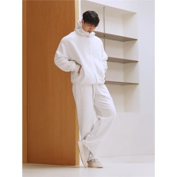 無畏東方忍者拉鏈連帽衛衣男春秋季極簡休閑運動百搭男士開衫外套