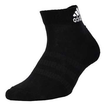 adidas Breathable Sports Short Basketball Socks Unisex 'Black'