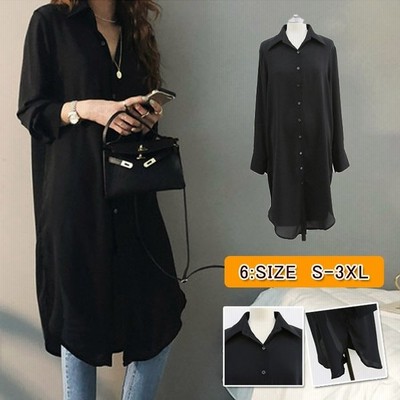 ワンピース レディース ひざ丈ワンピース 黒 シャツワンピース きれいめ ホワイト 長袖ワンピ ロング シャツ 30代40代 19秋冬 大人 通販 Lineポイント最大get Lineショッピング