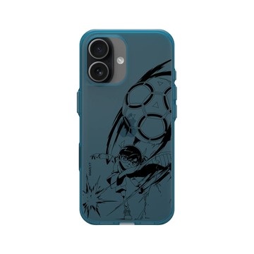 iPhone 17 Clear (相機按鈕) 夜幕藍 - Detective Conan - 柯南與足球