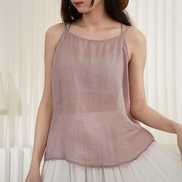 苧麻透膚吊帶內搭背心282520