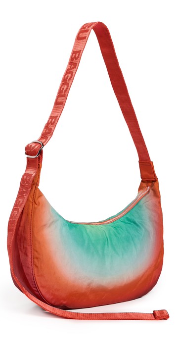 BAGGU Medium Nylon Crescent Bag Rain One Size