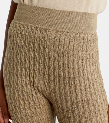 Loro Piana Bihar cashmere-blend flared pants