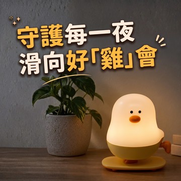 [窩在家] (預購) 滑板奇雞小夜燈 🎂 生日禮物｜小夜燈｜床頭燈｜療癒｜處女座｜禮盒