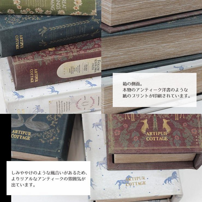 アンティークBOX 書類収納　大きめの紙もの アンティークBOX 書類収納 大きめの紙もの Amazon.co.jp: ブック