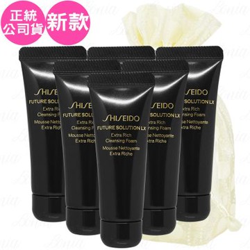 SHISEIDO 資生堂 時空琉璃 極上御藏潔膚皂N(15ml)*6旅行袋組(公司貨)