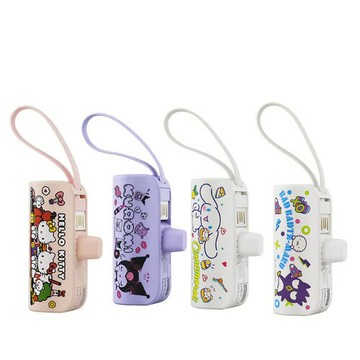 現貨 Sanrio 三麗鷗 膠囊型 行動電源 5000mAh 大耳狗 KITTY 酷洛米 酷企鵝 PT50C PT50L