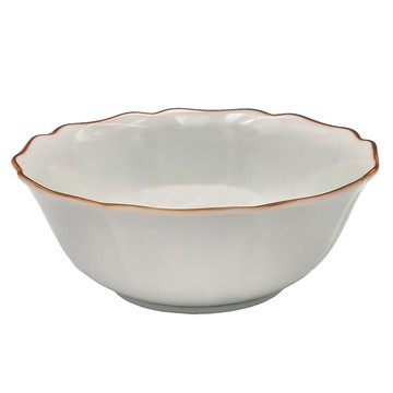 白強化花邊6吋井 日本製  白色  1個