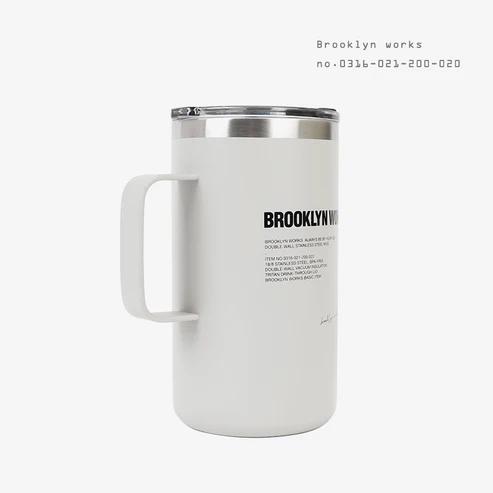 BROOKLYN WORKS CUP W Lサイズ ブルックリンワークス ステンレス製ダブルマグカップL