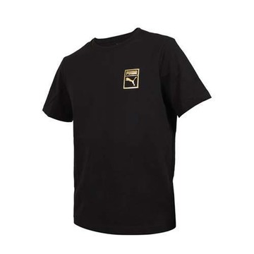 PUMA 男基本系列ESS METALLIC短袖T恤-上衣 休閒 慢跑 亞規