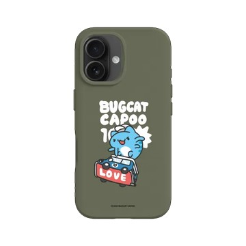 iPhone 16 SolidSuit 海藻綠 - 貓貓蟲咖波 Bugcat Capoo - 10th 滑板咖波