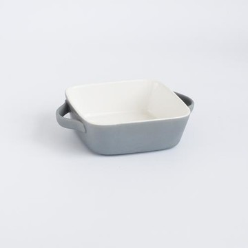 北歐簡約啞光陶瓷雙耳烘焙烤盤 蛋糕盅 雙耳碗 磨砂焗飯碗 沙拉碗