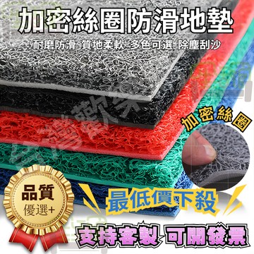 【最低價下殺🔥免運】可客製 絲圈地墊 酒店門墊 家用進門腳墊 商用迎賓地毯 入戶門口塑料防滑墊子 加厚絲圈地墊 防滑耐磨