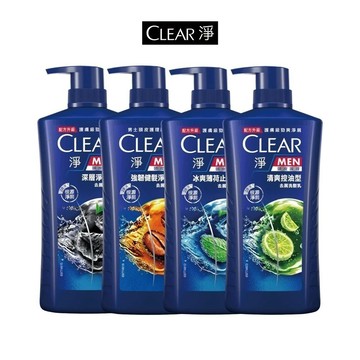 【蝦皮直營】CLEAR淨 男士去屑洗髮乳750g 冰爽薄荷止癢/清爽控油/深層淨碳/強韌健髮淨爽
