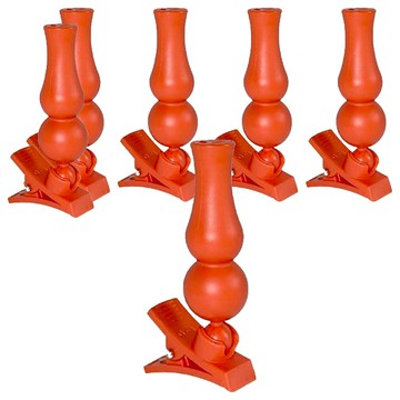 聚福 招財插香器 360度旋轉插香 可重複使用 三孔設計  8 x 1.3cm  6個