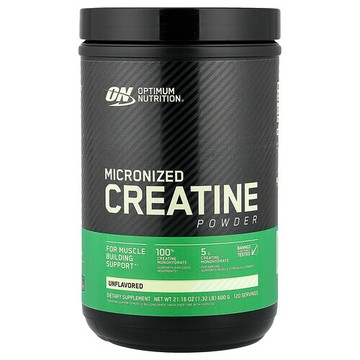 Optimum Nutrition, 微粉化肌酸粉，無味，1.32磅（600克）