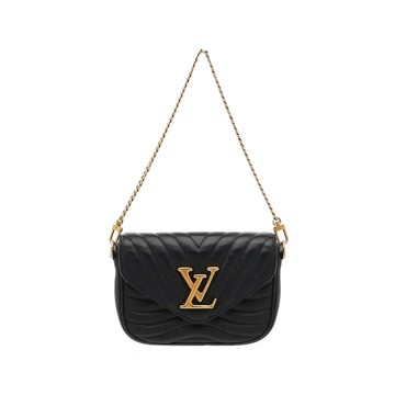 LOUIS VUITTON M56461 NEW WAVE 多功能三合一麻將包斜背包 / 含金鏈條以及斜背帶