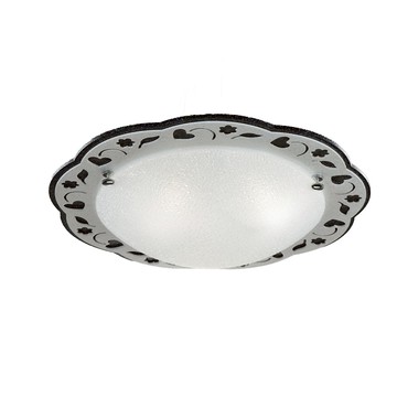 木質邊框吸頂燈3燈F11-123014