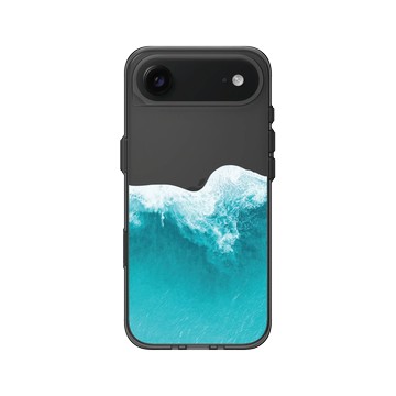 iPhone Air Clear (相機按鈕) 酷墨灰 - Ocean Collection: Let's Sea 海洋系列：一路向海 - 浪來了