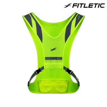 Fitletic 輕量跑步反光背心GLO VEST｜螢光黃
