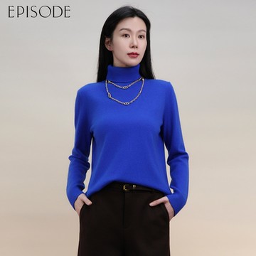 EPISODE - 羊絨混紡經典百搭保暖舒適高領毛衣135516